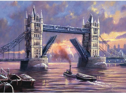 [PAL31] LIQUIDACION Pintar Por Números 32,4 x 40 cm. -Tower Bridge- Royal & Langnickel