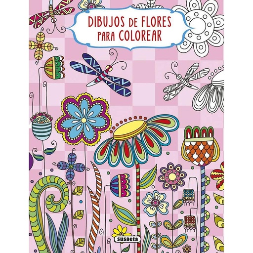 [S6020002] Dibujos de Flores para Colorear- Susaeta Ediciones