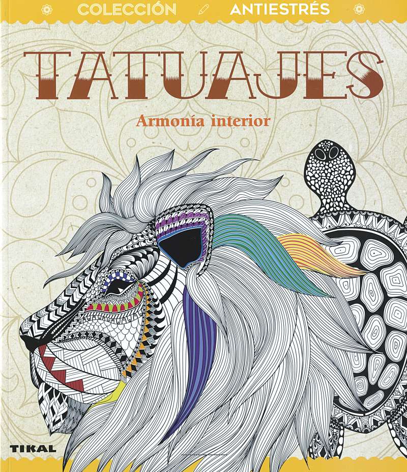 [T0451004] Tatuajes. Libro para Colorear - Tikal