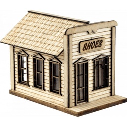 [HW01A] Kit Casa -Shoe Shop- Balsa HO Anner Factory