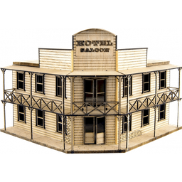 [HW03A] Kit Casa -Hotel Saloon- Balsa HO Anner Factory