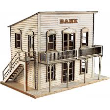 [HW04A] Kit Casa -Bank- Balsa HO Anner Factory