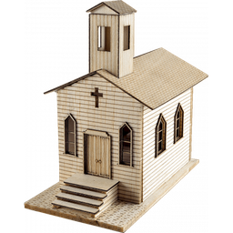 [HW05A] Kit Casa -Iglesia- Balsa HO Anner