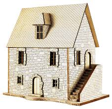 [HE04A] Kit Casa -Breton Cottage- Balsa HO Anner Factory