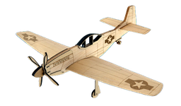 [E03A4] Kit Avión -P51D Mustang- Balsa Anner Factory