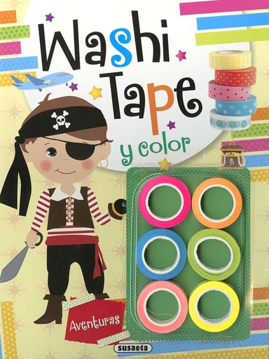 [S6054002] Washi Tape y Color: Aventuras- Susaeta