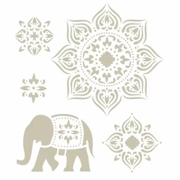 [3026-30950] Plantilla Stencil 21,6 x 21,6 cm. -Tangier- FolkArt