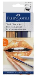 [114004] Set Dibujo Goldfaber Clásico 6 piezas Creative Studio Faber-Castell