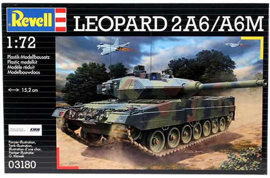 [03180] Carro 1/72 Tanque -Leopard 2A6/A6M- Revell