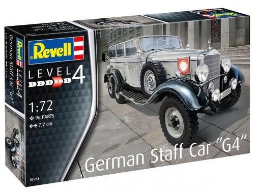 [03268] Vehículo Militar 1/72 -German Staff Car &quot;G4&quot;- Revell