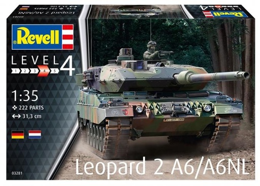 [03281] Carro 1/35 -Leopard 2A6/A6NL- Revell