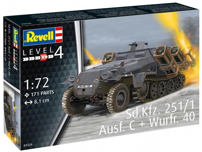 [03324] Carro 1/72 Tanque -SD. KFZ.251/1 AUSF.C+WURF- Revell