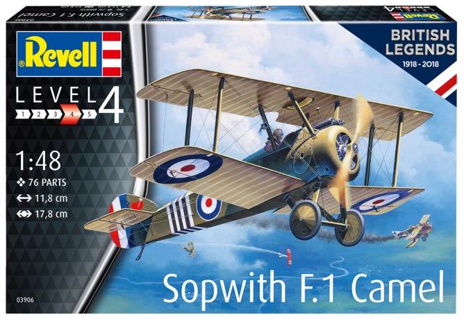 [03906] Avión 1/48 -British Legends: Sopwith F.1 Camel- Revell