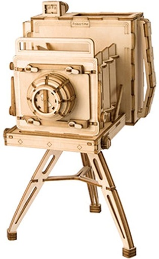 [TG403] Set Construcción Madera -Cámara Vintage- Rolife Robotime