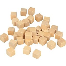 [14003225] Set 72 Cubos Madera 12 x 12 mm. Artemio