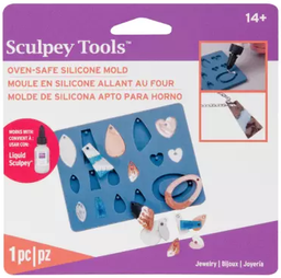 [APM54] Molde Silicona -Joyería- Sculpey