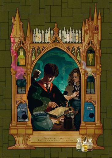[16747 0] Puzzle 1000 piezas -Harry Potter F Book Edition- Ravensburger