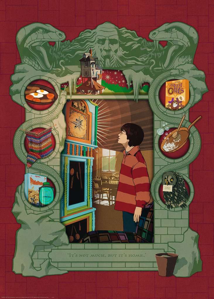 [16516 2] Puzzle 1000 piezas -Harry Potter D Book Edition- Ravensburger