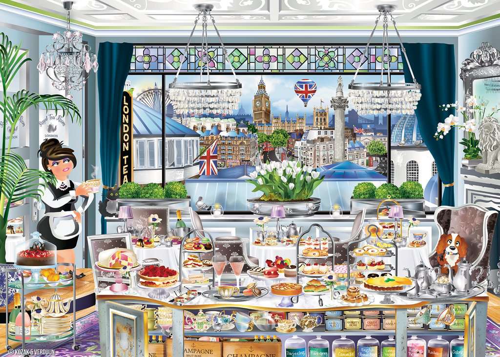 [13985 9] Puzzle 1000 piezas -London Tea Party- Ravensburger