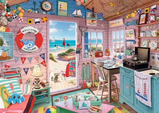 [15000 7] Puzzle 1000 piezas -La Cabaña de la Playa- Ravensburger
