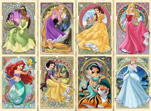 [16504 9] Puzzle 1000 piezas -Princesas Art Nouveau- Ravensburger