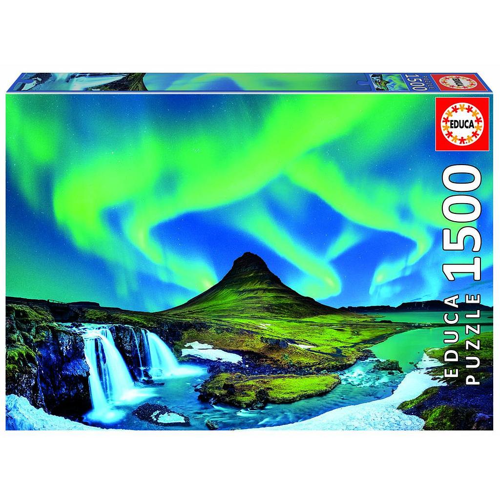 [19041] Puzzle 1500 piezas -Aurora Boreal, Islandia- Educa
