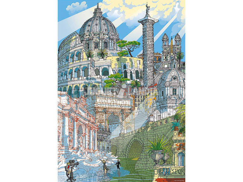 [18468] Puzzle 200 piezas -Roma CityPuzzle- Educa