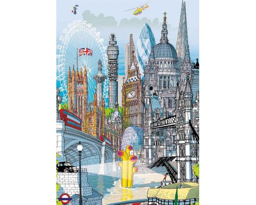 [18470] Puzzle 200 piezas -Londres CityPuzzle- Educa