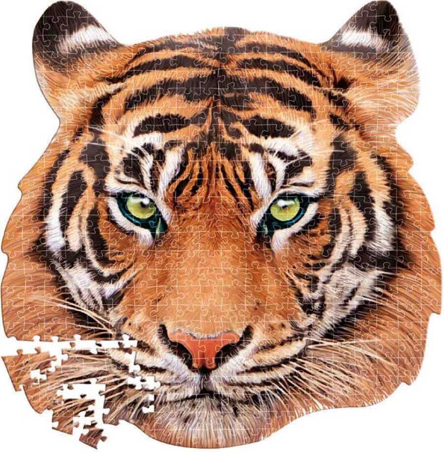 [18475] Puzzle 375 piezas Animal Face Shaped -Tigre- Educa