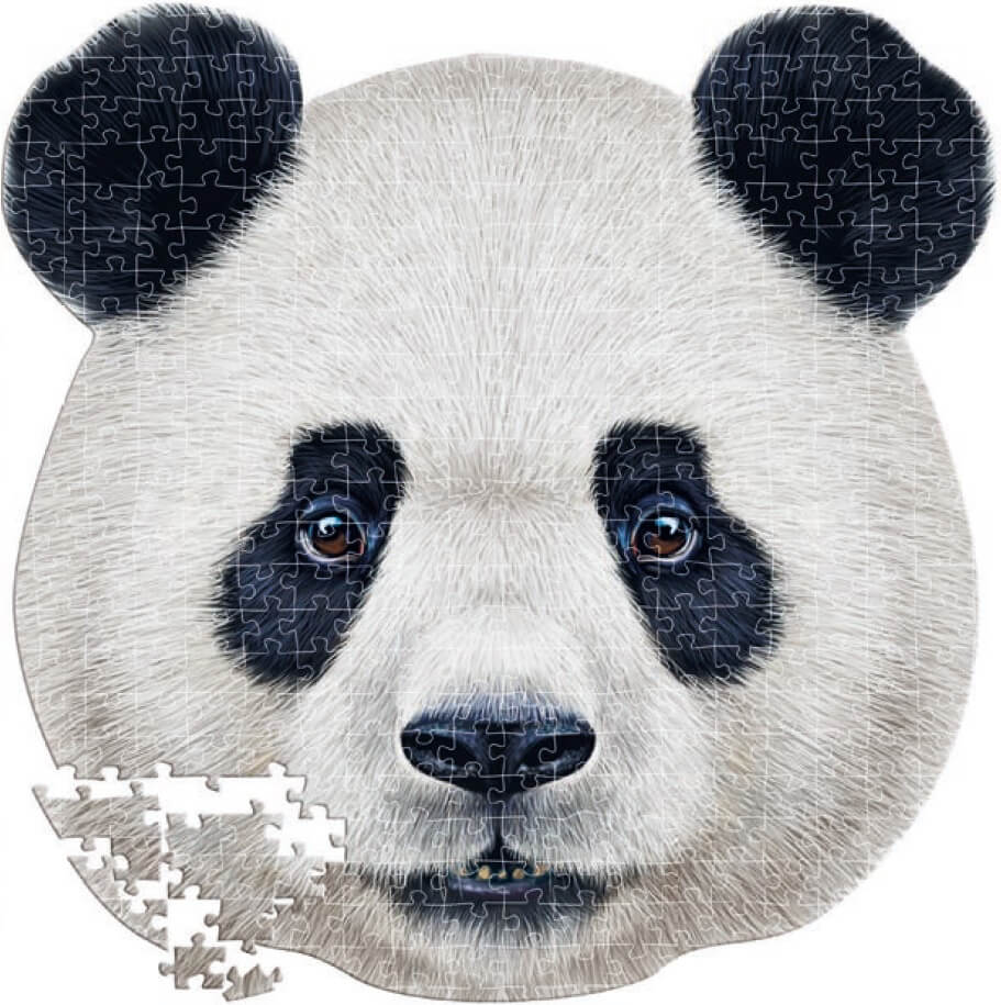 [18476] Puzzle 353 piezas Animal Face Shaped -Oso Panda- Educa