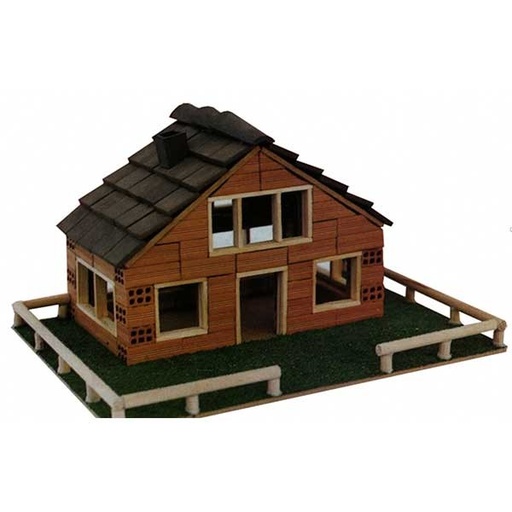 [118] Kit Construcción Casita Cerámica -Modelo 118- Eurokit