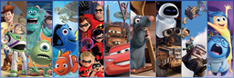 [39610 8] Puzzle 1000 piezas -Panorama: Disney / Pixar- Clementoni