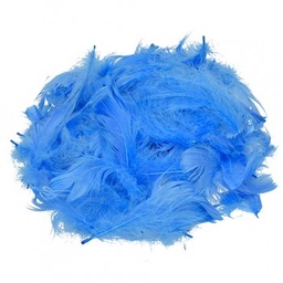 [1004247] Plumas 8-10 cm. Azul Claro (10 gr. 110 uds. aprox.)