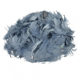 [1004286] Plumas 8-10 cm. Gris (10 gr. 110 uds. aprox.)