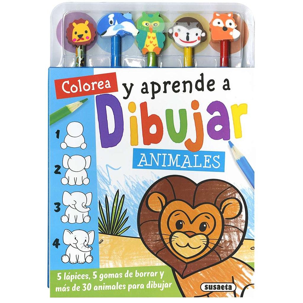 [S6036001] Colorea y Aprende a Dibujar: Los Animales- Susaeta Ediciones
