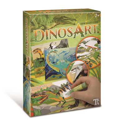 [15011] Pintar con Arenas -Sand & Foil Art - Dinosart