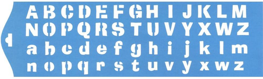 [1420900032] Plantilla Stencil 8,4 x 28,5 cm. -ABC- Artis Decor