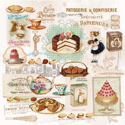 Servilleta 33 x 33 cm. -Patiserie-