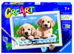 [28931 8] Set CreArt Pintar por Números -Perros- Ravensburger