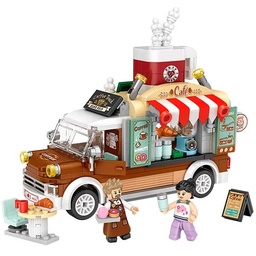 [1740] Kit -Furgoneta Coffee Truck- 442 pzs. Loz Mini