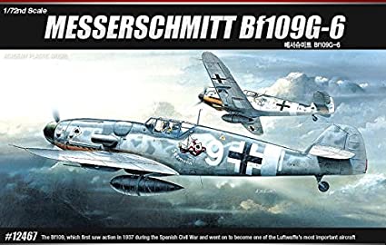 [12467] Avión 1:72 -Messerschmitt Bf109G-6- Academy