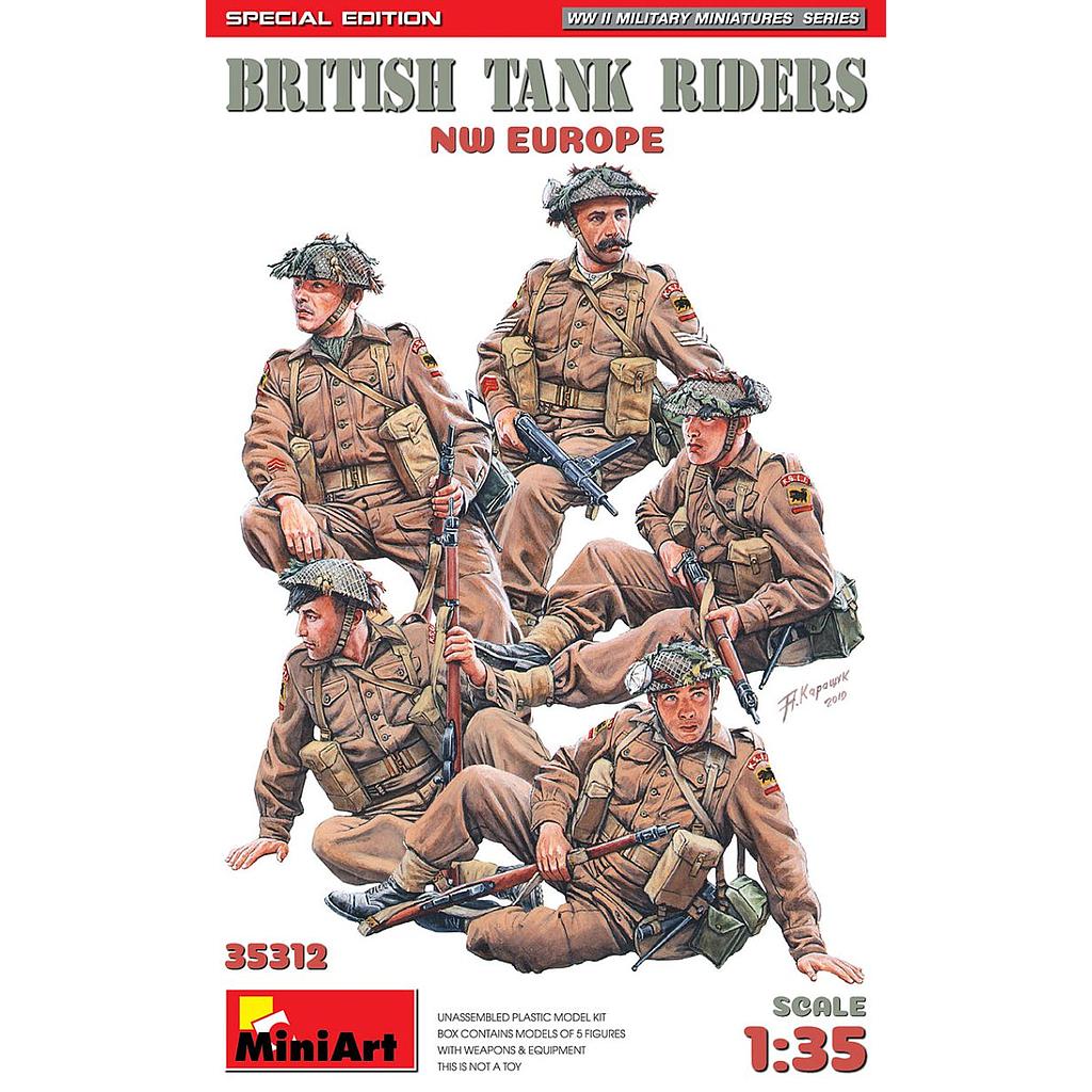 [35312] Figuras -British Tank Riders Special Edition- 1/35 MiniArt
