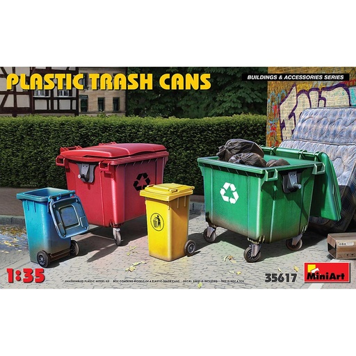 [35617] Accesorios Calle -Contenedores Basura- 1/35 MiniArt