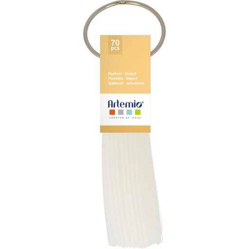 [15055016] Set Plantillas Stencil -Alfabeto, Números y Símbolos- Artemio