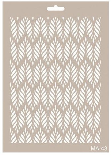 [MA043] Plantilla Stencil 21 x 30 Mix Media -Espiga- Cadence