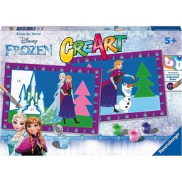 [23555 1] Set CreArt Pintar por Números -Frozen- (2 Láminas) Ravensburger