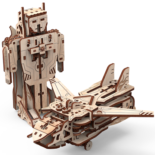 [10103] Transformer Robot Avión 119 Piezas - Mr. Playwood