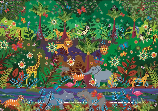 [19245] Puzzle 500 piezas -Jungla- Educa