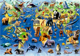 [19908] Puzzle 500 piezas -Especies en Peligro de Extinción- Educa