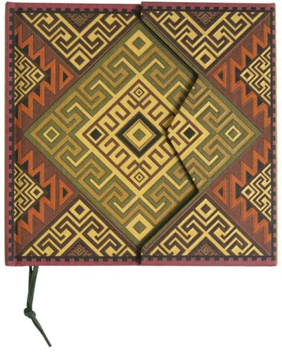 [B0018003] Cuaderno Viaje 17,4 x 17,2 cm. 144 páginas -Precolombina: Mapuche- Boncahier